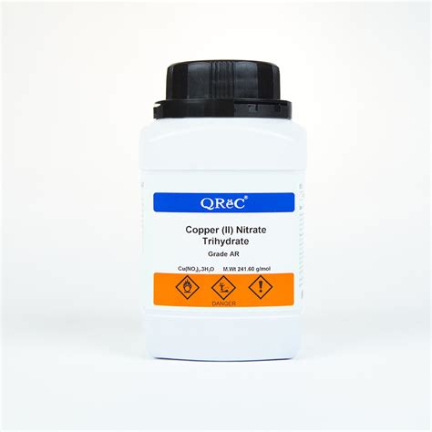 Q-REC COPPER (II) NITRATE TRIHYDRATE – sea-hill.co.th