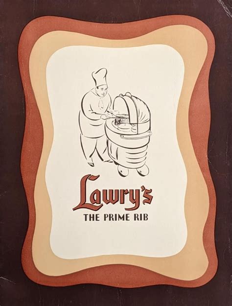 Rare 1948 Lawry's The Prime Rib Restaurant Beverly Hills California Vintage Menu | Vintage menu ...