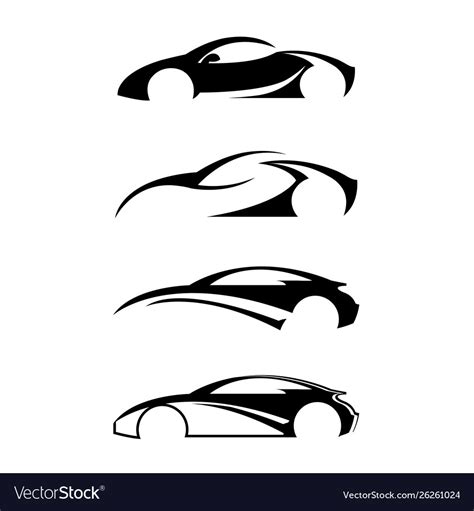 Cool Car Outline Logo