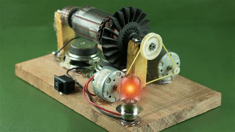 Free energy electric generator 12v dc motor at home - Experiment new ...