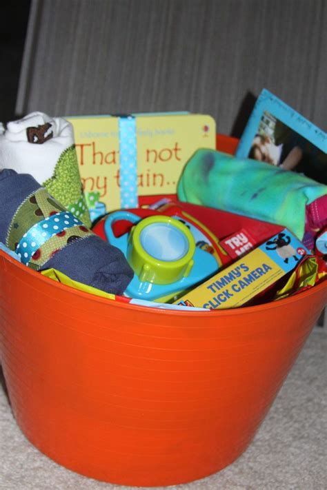 Simple Gift Basket For A First Birthday And Getting Your Kids Excited About Giving | Gift ...