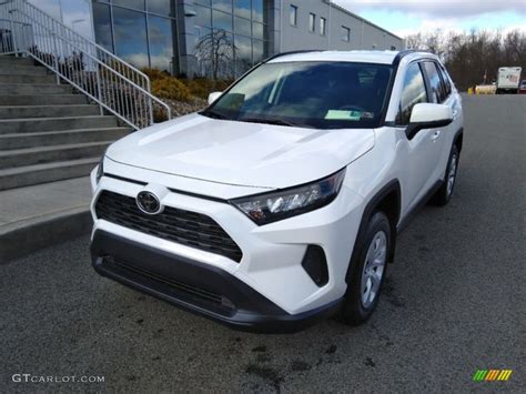 2019 Super White Toyota RAV4 LE AWD #131820194 | GTCarLot.com - Car Color Galleries