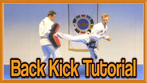 Taekwondo Back Kick