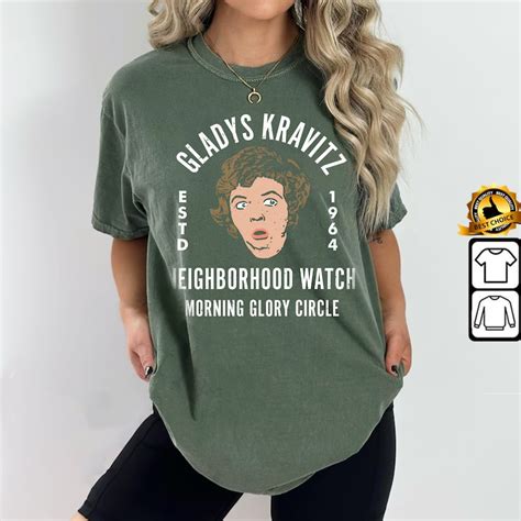 Gladys Kravitz Neighborhood Watch Bewitched Tee Funny , Funny Gladys Kravitz, Gladys Kravitz ...