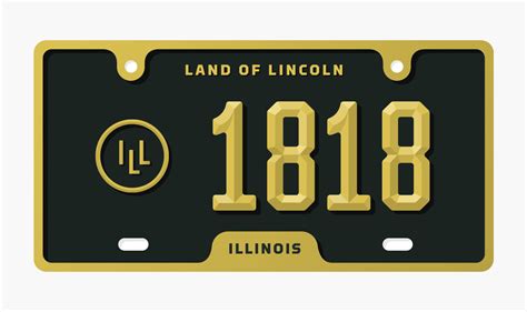 State Plates Project - Illinois by Mike McQuade Strong numerals, simple...