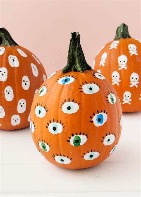 Painted Fingerprint Pumpkins for Kids | Halloween pumpkin designs, Pumpkin carving, Halloween ...