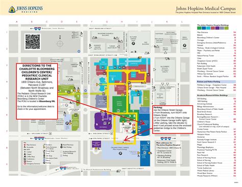 Johns Hopkins Medical Campus Map