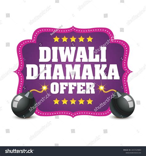 Diwali Dhamaka Offer Vector Graphic Design Stock Vector (Royalty Free ...