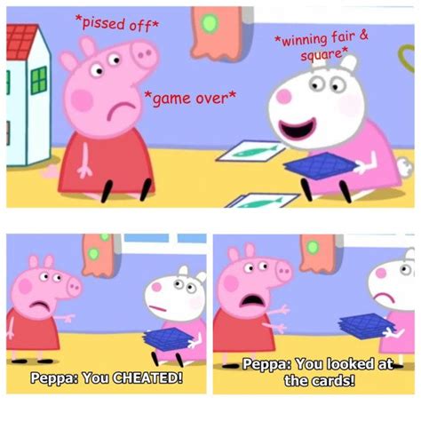 17 Times Peppa Pig Was Just An Absolute Savage | Peppa pig memes, Peppa pig funny, Pig memes