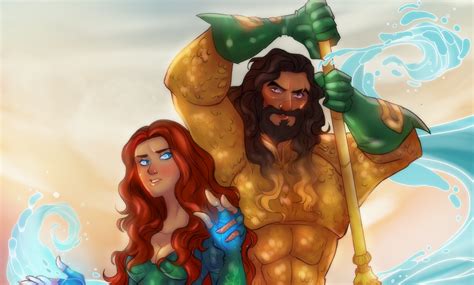 Aquaman And Mera Artwork Wallpaper,HD Superheroes Wallpapers,4k ...