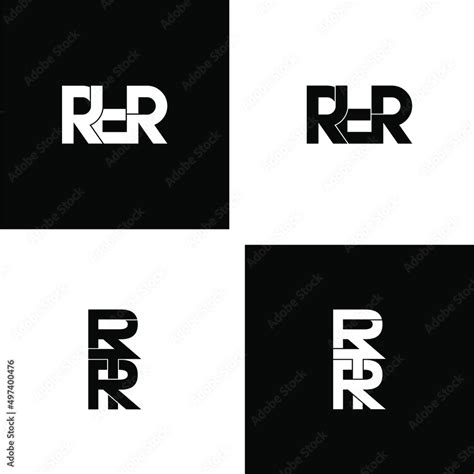 rtr letter original monogram logo design set Stock Vector | Adobe Stock