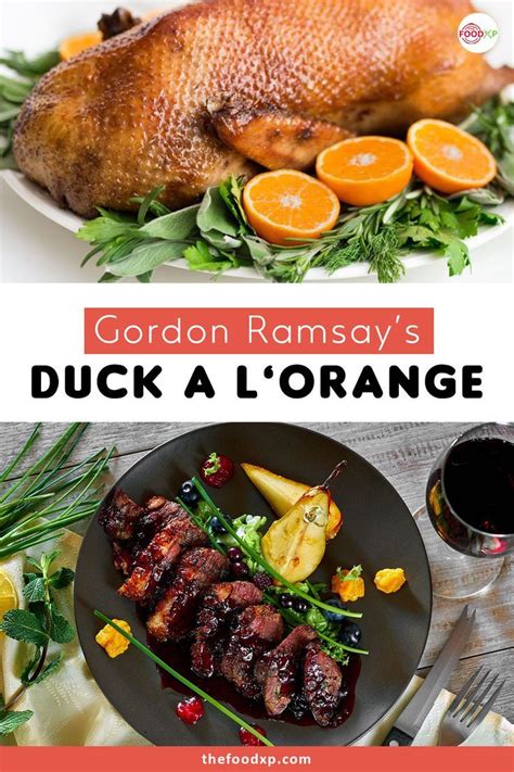 Gordon Ramsay’s Duck A L’Orange Turkey, Punch, Chicken, Thanksgiving, Healthy Recipes, Gordon ...