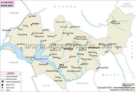 Rivers In Himachal Pradesh Map