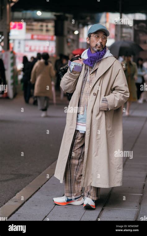 Street snaps during the Tokyo Fashion Week Fall/Winter 2019 in Tokyo ...