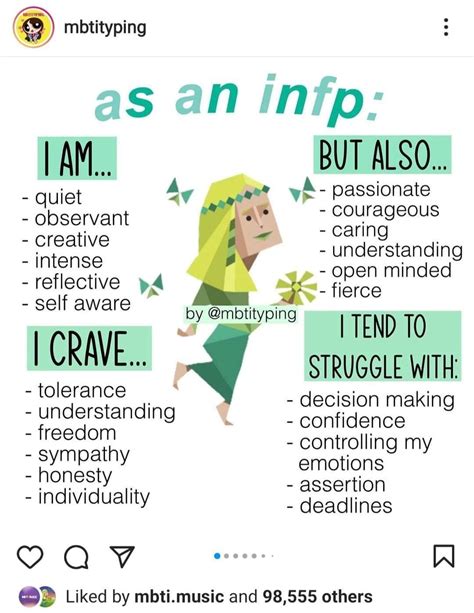 Pin by Pökinha .9 on Personalities in 2021 | Infp, Infp personality, Infp personality type