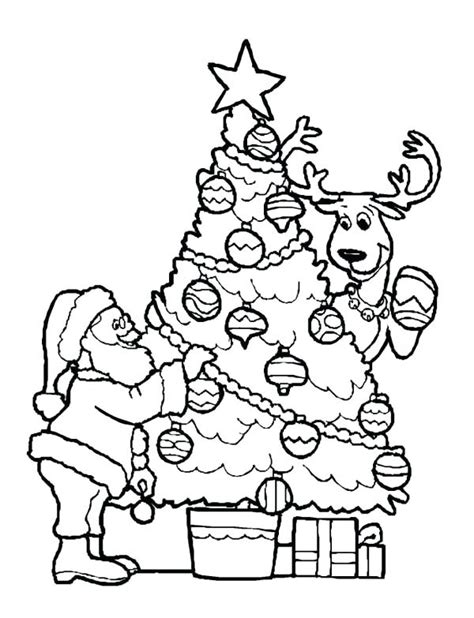 Sleigh And Reindeer Coloring Pages at GetColorings.com | Free printable colorings pages to print ...