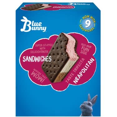 Blue Bunny Neapolitan Ice Cream Sandwiches reviews in Ice Cream ...