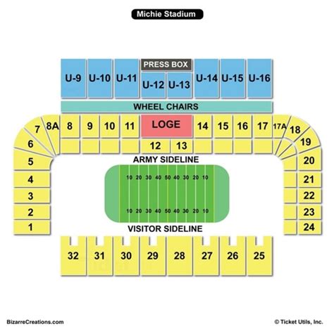 Michie Stadium Seating Chart - Stadium Seating Chart