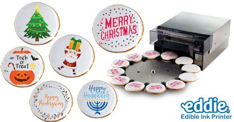 An edible ink printer gives a special touch to your cookies