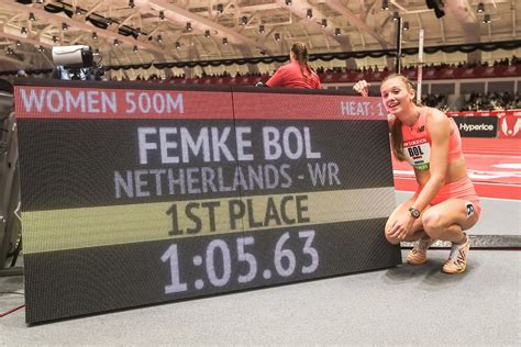 Femke Bol runs indoor 500m world best at New Balance Grand Prix ...