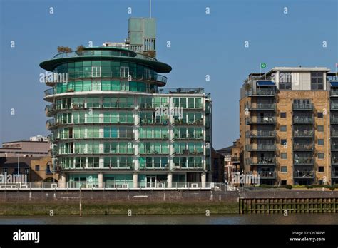 Riverside Apartments, London, England Stock Photo - Alamy