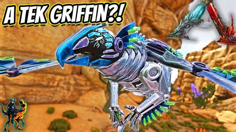 FINDING THE NEWEST TEK CREATURE A GRIFFIN!! || Ark Modded Ep 9! - YouTube