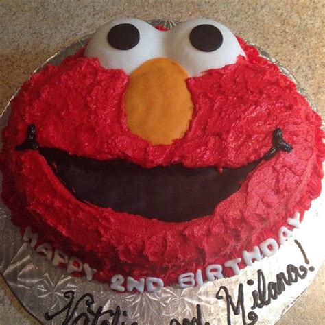 Elmo Face Cake #EdibleArtbyAshleigh www.edibleartbyashleigh.com | Face cake, Edible art, Cake