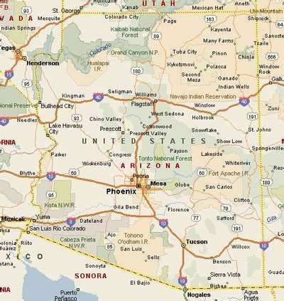 Yuma County Arizona Map