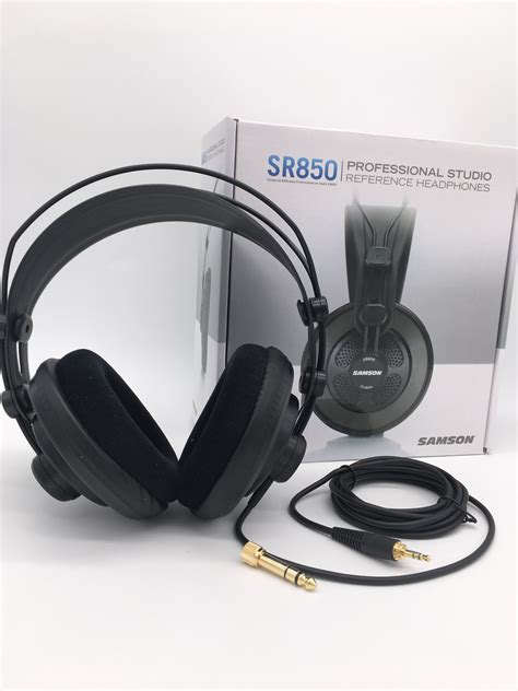 Samson SR850 Semi-Open-Back Studio Headphone Monitoring Headset with ...