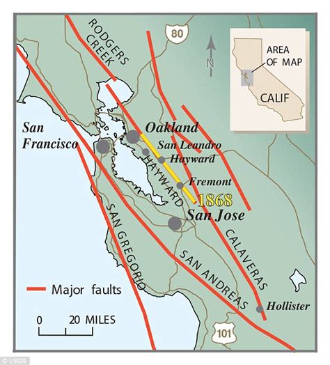 San Francisco's Hayward Fault gets an earthquake every 140 years ...