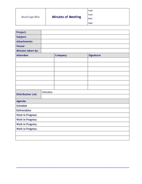 20 Handy Meeting Minutes & Meeting Notes Templates