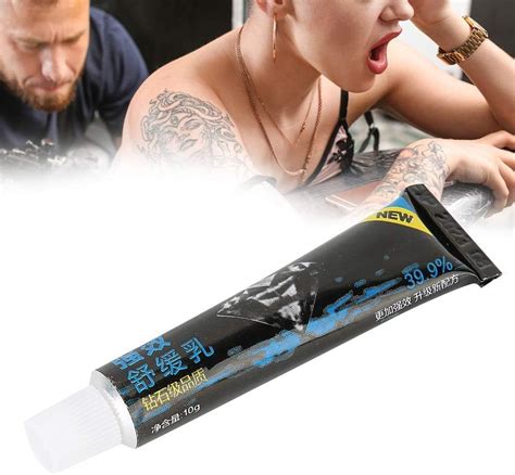 Tattoo Numbing Cream, 10g Tattoo Aftercare Cream Fast Numbness Microblading Body Piercing Numb ...