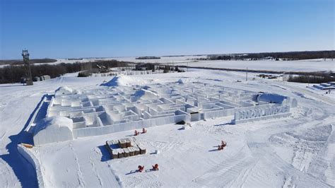 Manitoba snow maze frozen as it waits for provincial approval | CTV News