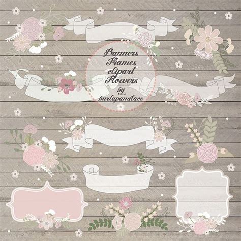 Rustic wedding banners by burlapandlace on Creative Market Wedding Reception Banners, Wedding ...