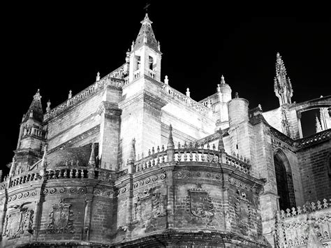 Seville Cathedral at Night Photograph by John Rizzuto - Fine Art America