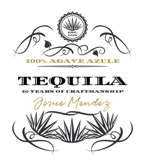 Tequila Liquor Labels