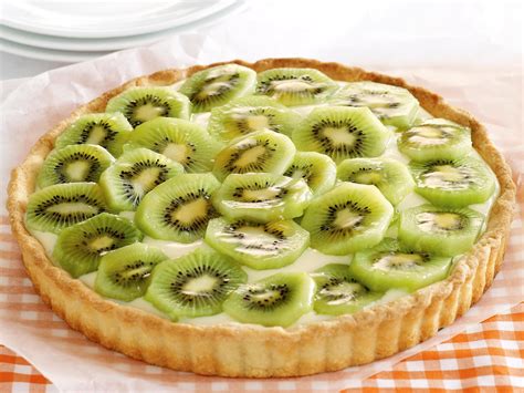 Kiwifruit custard tart | Recipe | KIWI RECIPES | Pinterest | Custard, Tart and Custard Tart