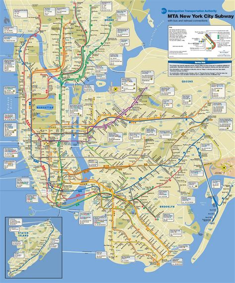 New York City Subway Map - Go! NYC Tourism Guide