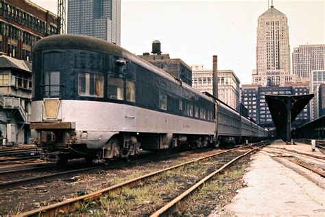 Observation car Reveler on Rock Island passenger train 6-8, the Quad City Rocket, at LaSalle ...