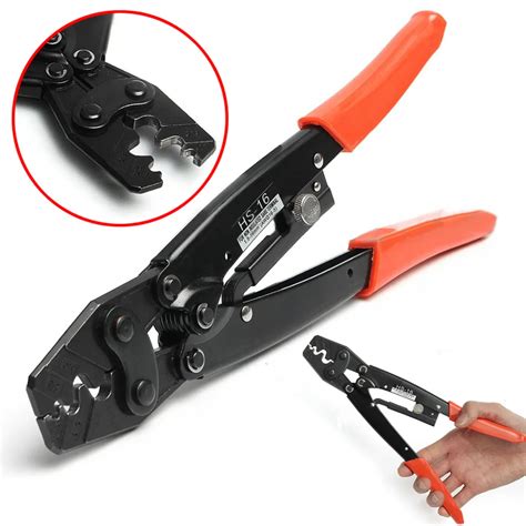 iGeelee Crimping Pliers HS 16 Cable Lug Crimper Tool Bare Terminal Wire ...