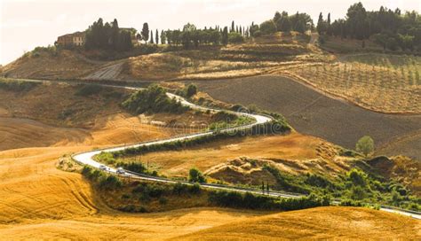 Crete Senesi (Tuscany, Italy) Stock Photo - Image of farm, europe: 52340302