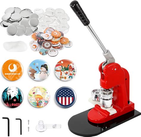 Amazon.com: BEAMNOVA Button Maker Machine DIY Round Pin Maker Kit, 32mm / 1.26 in (About 1-1/4 ...