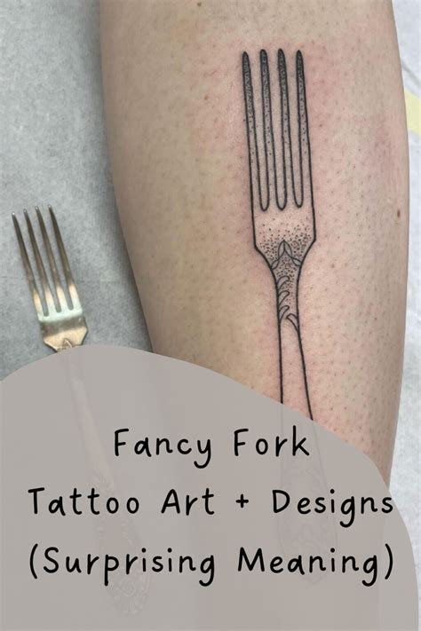 31 Fancy Fork Tattoo Designs (Surprising Meaning) - Tattoo Glee