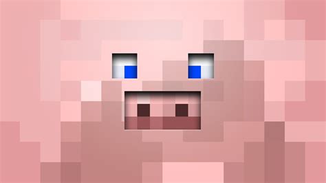 Minecraft Pig Face Wallpaper