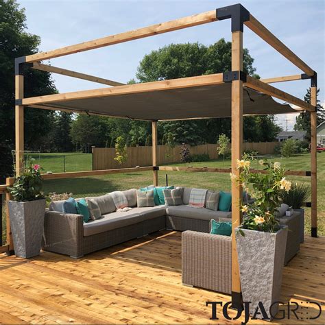 White Pergola, Small Pergola, Wood Pergola, Pergola Swing, Corner ...