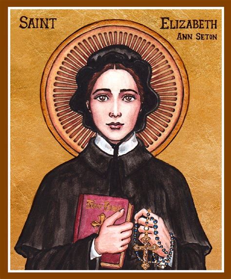 St. Elizabeth Ann Seton Icon by Theophilia on deviantART | Saint ...