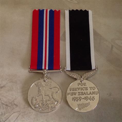 WWII 1939-45 WAR AND NEW ZEALAND WAR SERVICE MEDAL SET | WWII ...