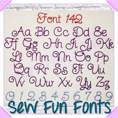 Font Monogram #142 – Sew Fun Fonts