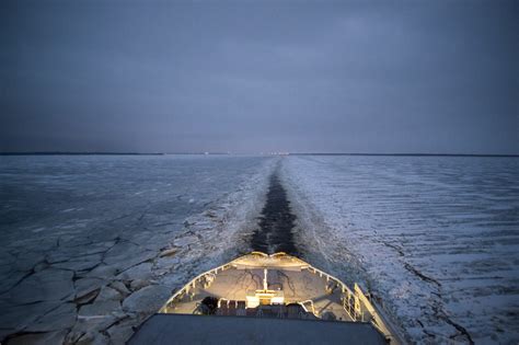 Finland’s icebreakers plough through Baltic ice - thisisFINLAND