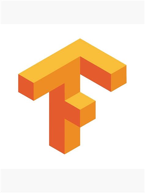 "Tensorflow logo" Acrylic Block by nicolaslanjar | Redbubble